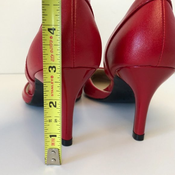 LifeStride Women's  Saldana Red Pump Sz 7.5 - Picture 7 of 11